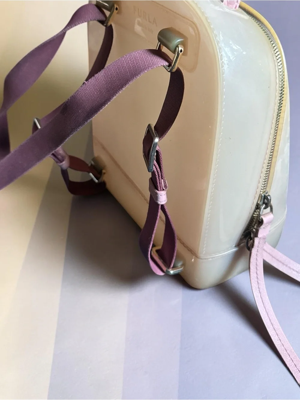 Furla Candy Mini Backpack - blush pink